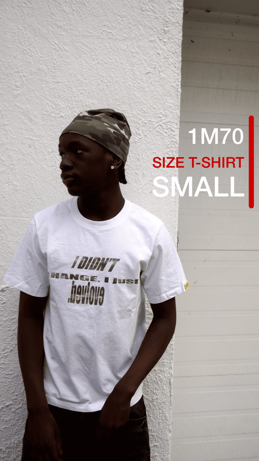white camo tee (PRE - ORDER