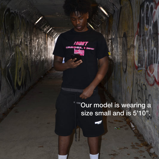 black camo tee (PRE - MADE)