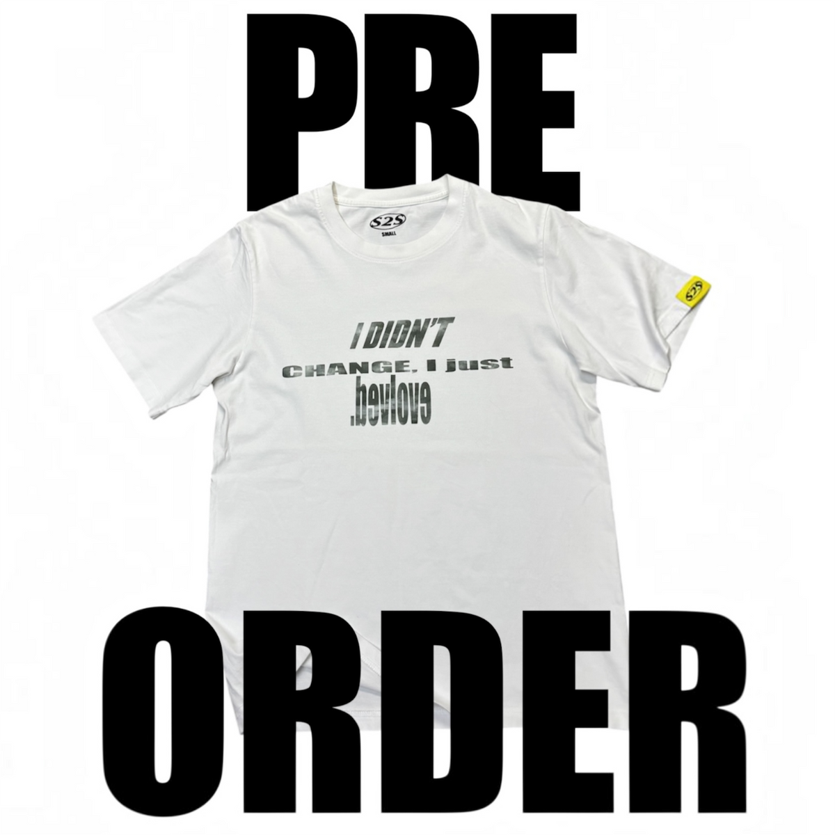 white camo tee (PRE - ORDER 