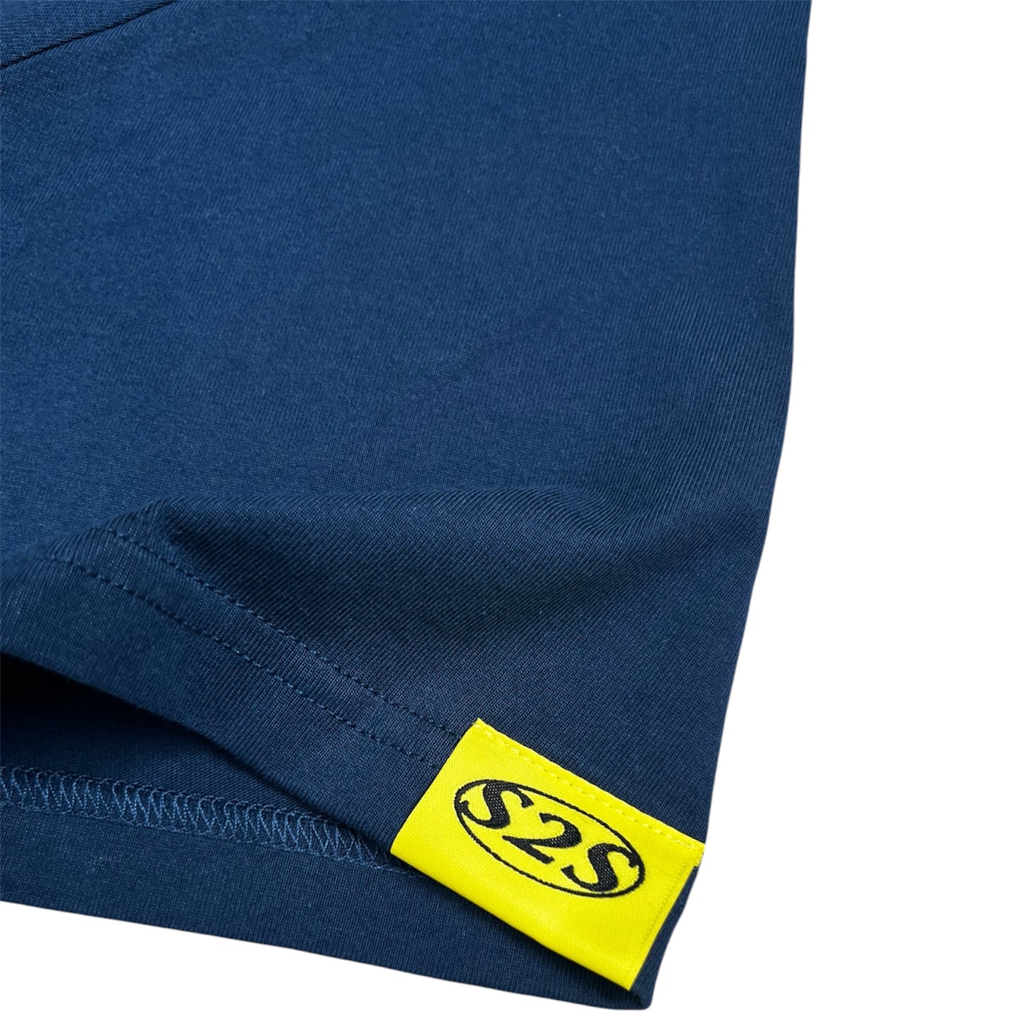 navy blue camo tee (PRE-MADE)